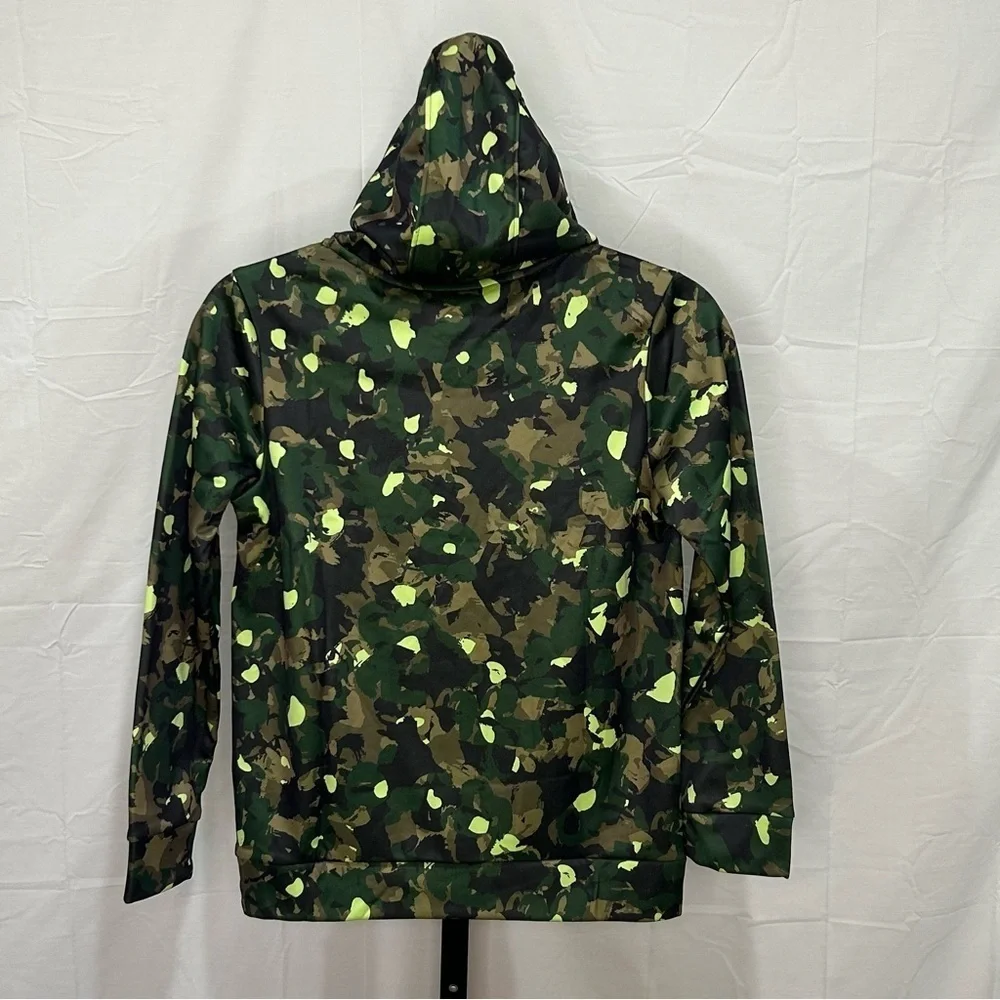Under Armour Hoodie Camo Green & Brown New